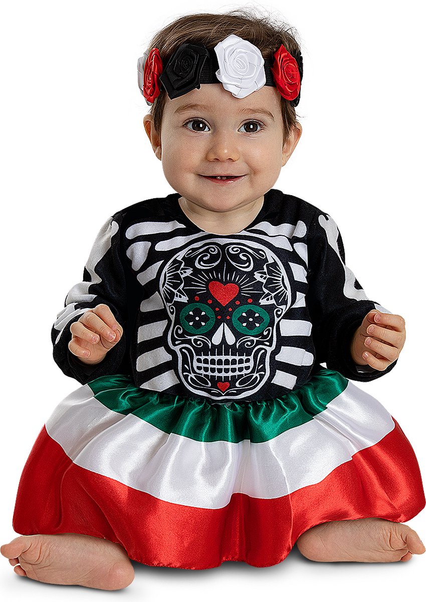 FUNIDELIA Catrina Kostuum voor baby - Maat: 81 - 92 cm - Zwart