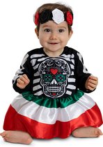 FUNIDELIA Catrina-kostuum Voor voor baby - Maat: 50 - 68 cm - Zwart