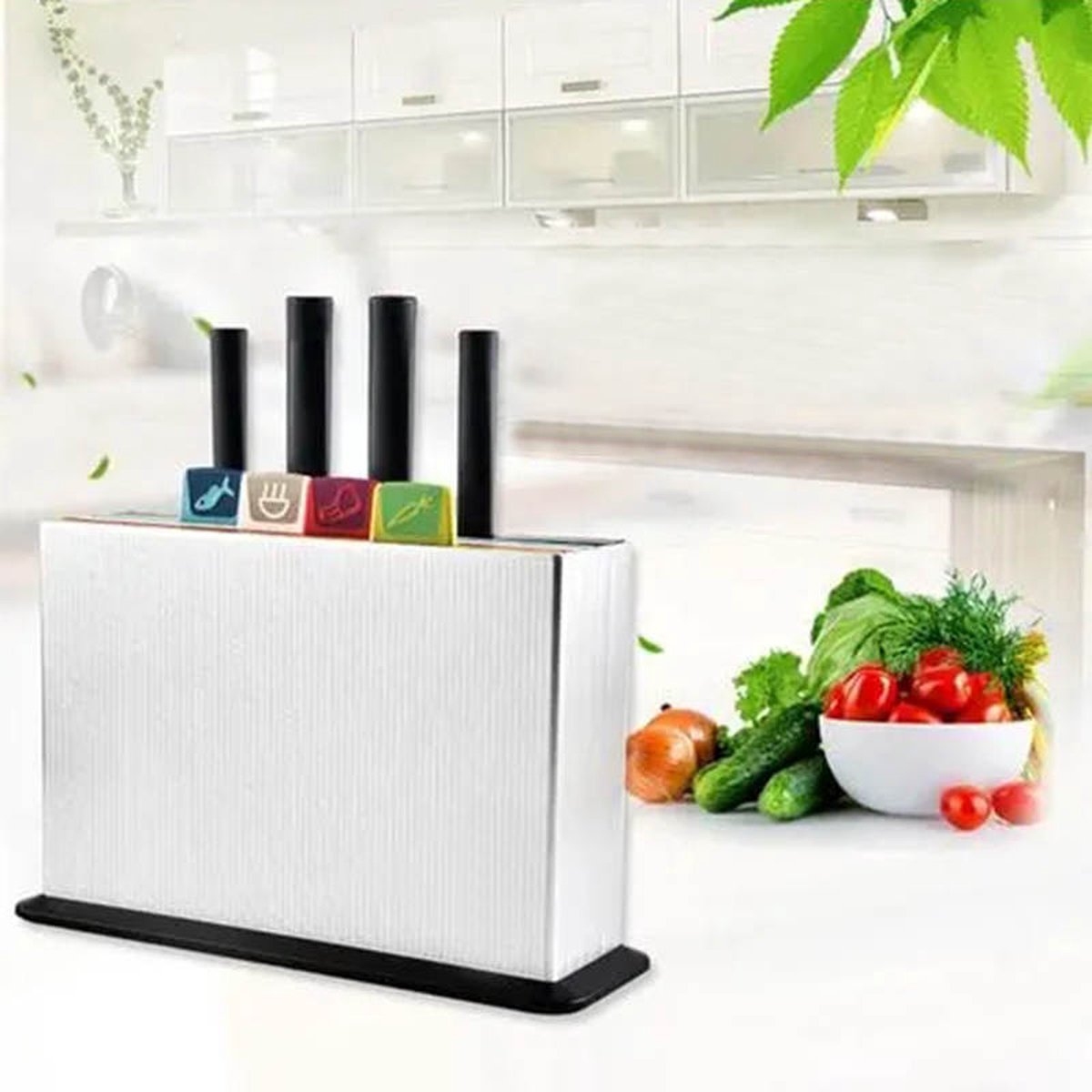 Joseph Joseph Folio Icon Plus 8-tlg. Messer& Schneidebrett-Set - Bei  bestellen