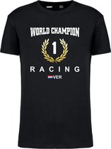 T-shirt krans World Champion 2022 | Max Verstappen / Red Bull Racing / Formule 1 Fan | Wereldkampioen | Zwart | maat L