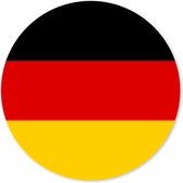 Muismat Duitsland| Fotofabriek ronde muismat antislip| Leuke muismat Duitse vlag| Mousepad antislip