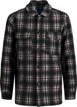 Jack & Jones - Heren Overhemden Jorollie Check Shirt Jacket LS - Zwart - Maat M