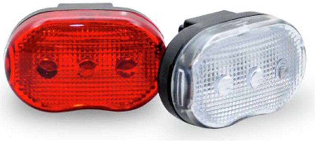 Fietsverlichtingsset | Fietslamp set | Classic - LED - Zwart | Fiets | Lamp | Fietslampjes