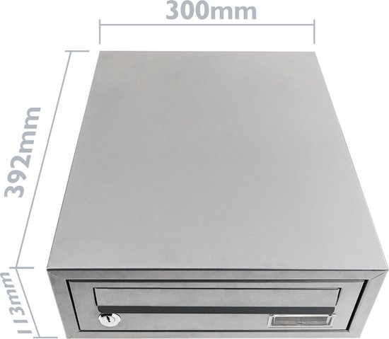 Postbus Ideeën Drop Box Metalen Kerst Post Box Vloerstaande Pakket Box Outdoor Home Mail Dozen Vergrendeling Suggestie Box (Color : Round
