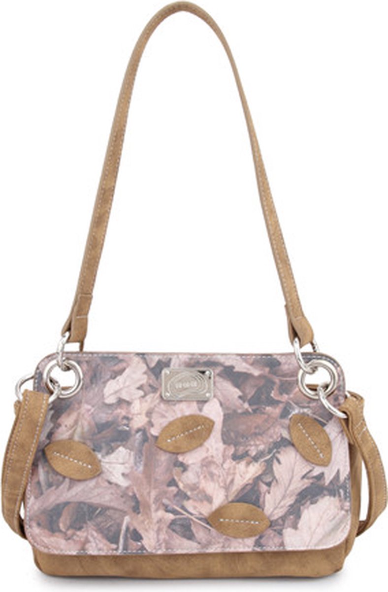 Hi-di-hi 'Undercover' - Handtas - Schoudertas - Multifunctioneel - Spiegel - Dames - Herfst - Beige - UN01