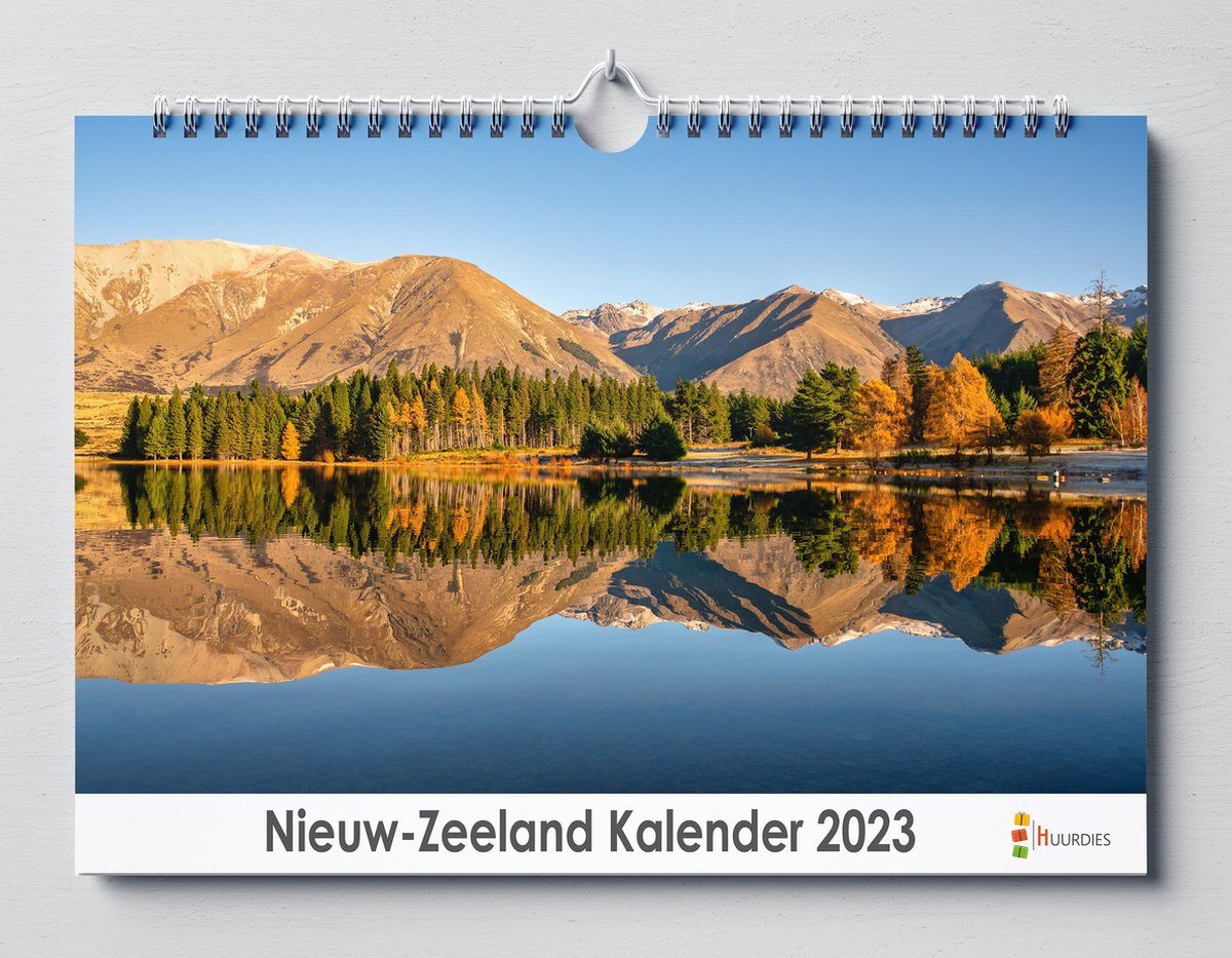 Nieuw Zeeland kalender 2023 | 35x24 cm | jaarkalender 2023 | Wandkalender 2023