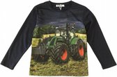 S&c Trekker / tractor shirt - Fendt - Lange mouw - Donkerblauw - H261 - Maat 146/152
