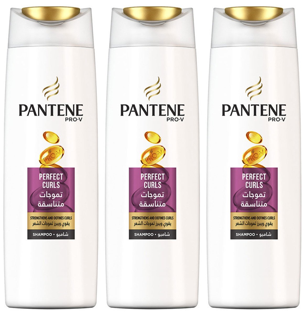 Pantene Pro-V Perfecte Krullen Shampoo Bundel - 3 x 200 ml