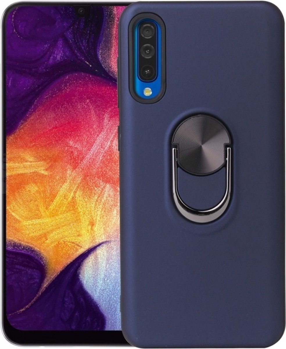 Hoesje Geschikt voor Huawei P30 hoesje Shockproof Armor case - back cover – TPU – Blauw