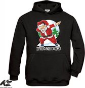 Klere-Zooi - Christmas Dab - Hoodie - 140 (9/11 jaar)