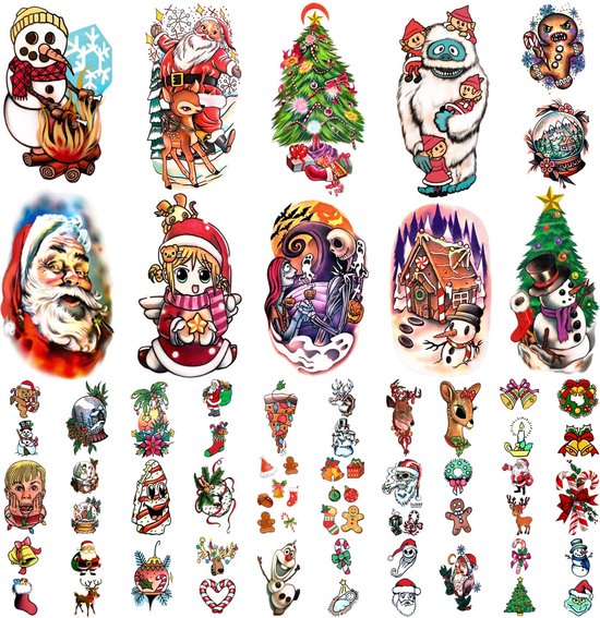 15 Feuilles Tatouages Temporaires De Sirène Enfants, Étanche Tatouages