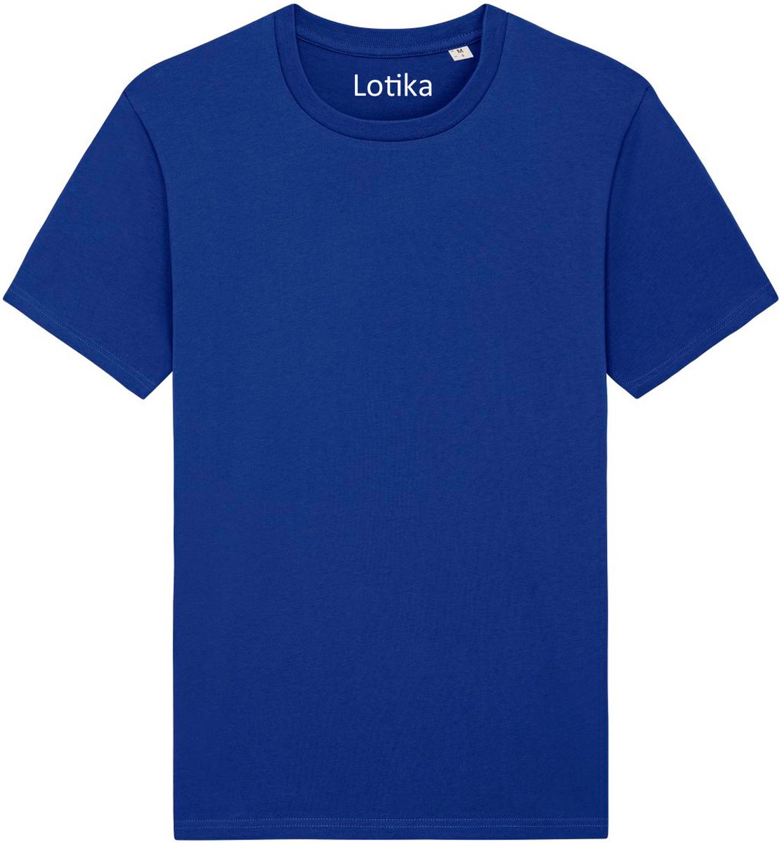 Lotika Daan T-shirt biologisch katoen worker blue