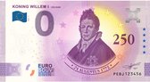 0 Euro biljet 2022 - 250 jaar Koning Willem I