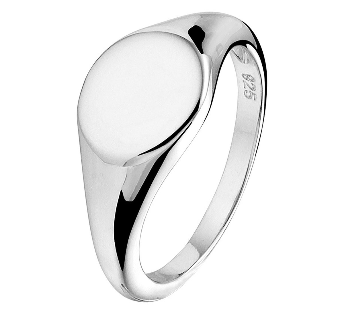 Zilver Gerhodineerde Graveerring 1330216 19.00 mm (60)