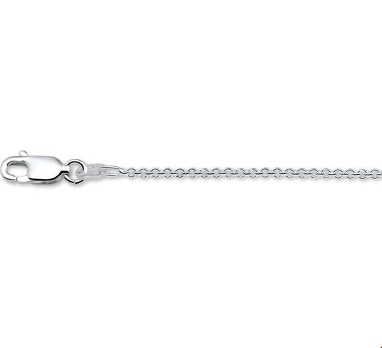 leeg bezorgdheid element Lange Zilveren ketting 100cm | bol.com