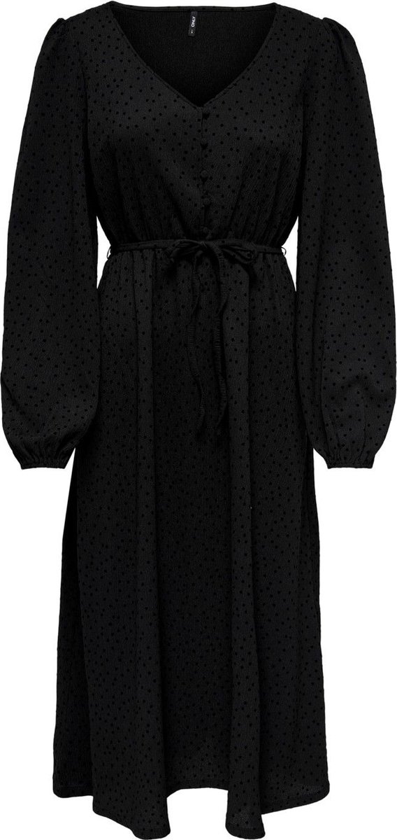 Vestito Lungo ONLY Onlchris - Abito Donna In Poliestere Con Scollo A U E Bottoni - Foto 5