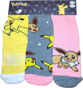 Pokémon- sokken Pokemon - 3 paar - meisjes - maat 27/30