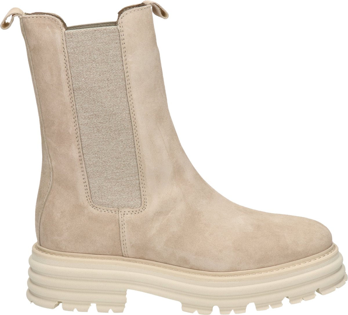 Alpe dames chelseaboot - Off White - Maat 36