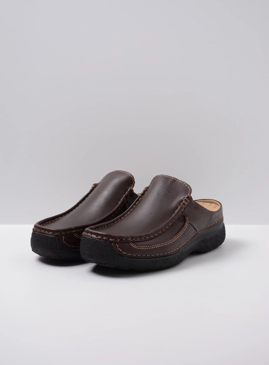 Wolky Shoe > Heren > Comfortschoenen Roll Slide men leer 45 Bruin