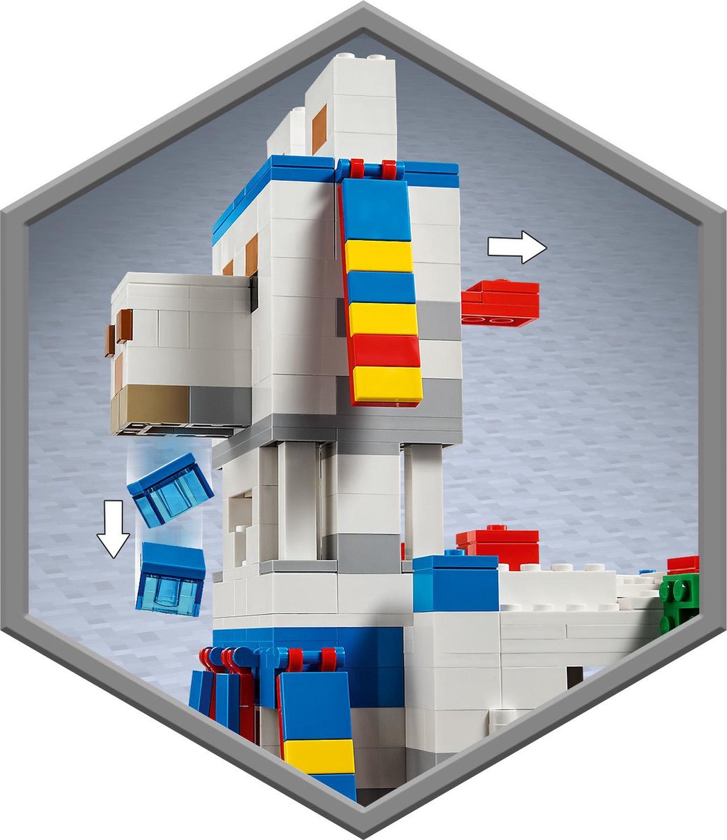 LEGO Minecraft Het lamadorp - 21188 | bol