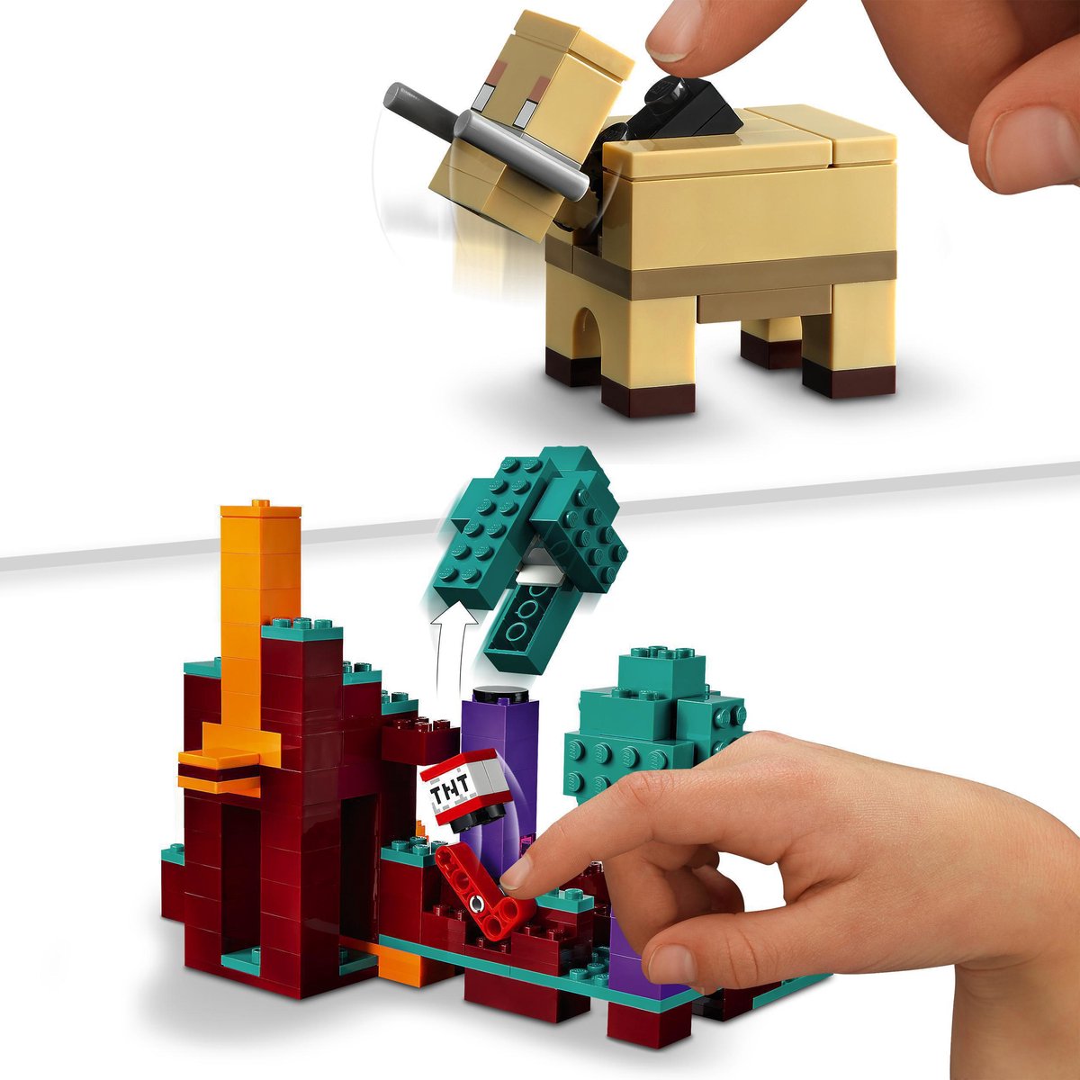 LEGO Minecraft Het Verwrongen Bos - 21168 | bol