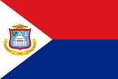 *** Grote Sint Maarten Vlag 90x150cm - Vlag Sint Maarten - van Heble® ***