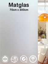 Homewell Raamfolie HR++ 70x300cm - Zonwerend & Isolerend - Anti inkijk - Statisch Zelfklevend - Matglas