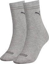Puma Sock (2-pack) - dames sokken - grijs - Maat: 39-42