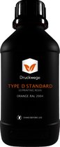 DruckWege - Type D Standard - Orange - 2.5kg - UV-resin - geschikt voor 3D-printen