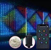 Lichtendirect-SMART-Lichtslinger-400 RGB LEDS- 2x2M- APP-Sfeerverlichting-Decoratie-Kerstverlichting-Tuinverlichting-Bruiloft-Festival-Lichtsnoer-Prikkabel