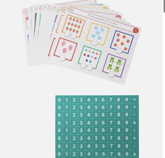 Set Magnetische Letters en Cijfers voor Leren en Spelen op het