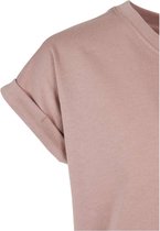 Urban Classics - Organic Extended Shoulder Kinder T-shirt - Kids 146/152 - Roze