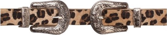 BENECREAT Western Cowboy gesp, gladde en bloemen riem