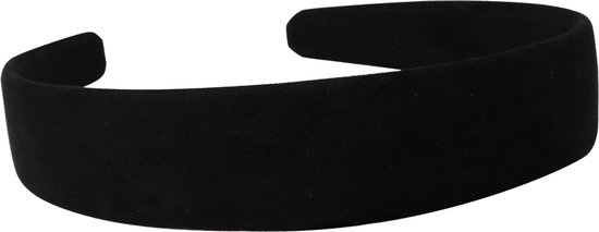 Jessidress® Diademen Dames Haar Diadeem Dames Haarband Hoofdband Imitatiesuède - Zwart