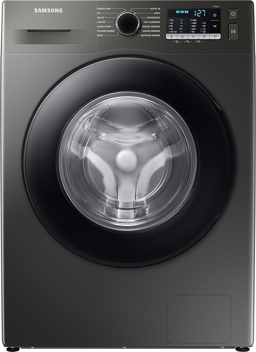 Samsung WW90TA046AX machine à laver Charge avant 9 kg 1400 tr/min A Noir,  Gris | bol.com