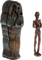 Mummie Ornament voor Aquarium – Egypte Mummie – 12.5*4.5*4.4 cm