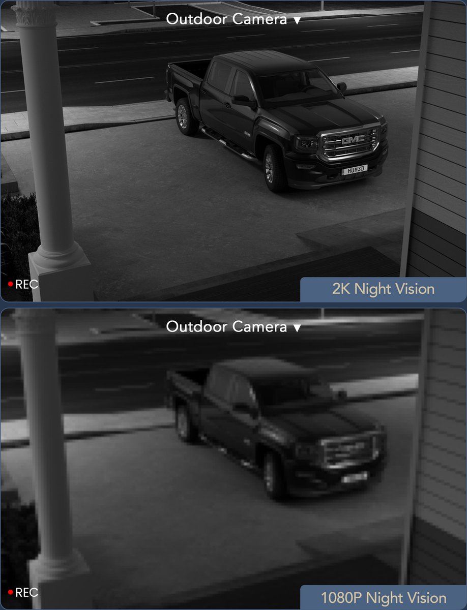 GNCC GT1Pro Bewakingscamera voor Buiten - 2K IP-camera's - Wifi en app - Nachtzicht - Tweerichtingsaudio - Wit – foto 6