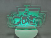 LBM - f1 race auto led lampje - diverse kleuren