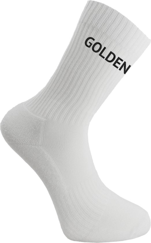 Golden Ass - Chaussettes homme blanches - Taille 35/38