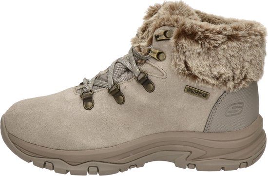 Skechers Trego-Falls Finest Dames Sneakers - Taupe - Maat 36