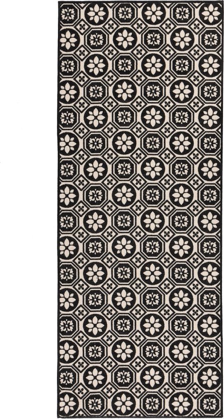 Floordirekt Tapijtloper Swansea - loper voor keuken, hal en woonkamer, tapijt met fijn weefsel, antislip en antistatisch, keukenloper, haltapijt (80 x 300 cm