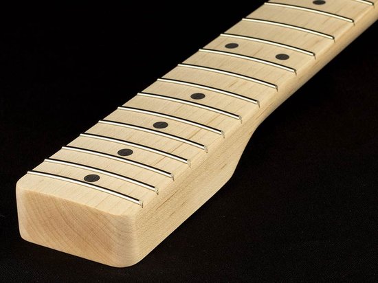 Premium esdoorn gitaarhals voor Fender Telecaster-stijl gitaren, 22 middelgrote jumbo-frets, palissander toets, verstelbare truss rod - vervanging/upgrade voor gitaren