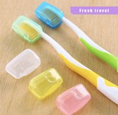 Tandenborstel kapje - Tandenborstel beschermer - 5 stuks - borstel bescherming - opberg doosje - koker - protector - plastic kapje - ixen
