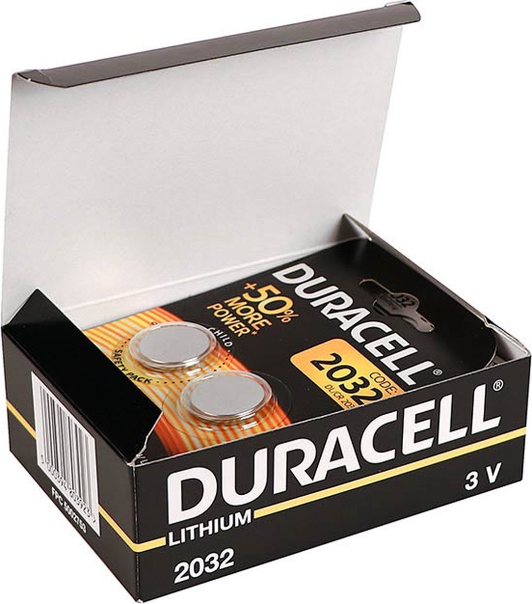 20-Pack Batterijen CR2032 Duracell DCELL-2032 3 Volt