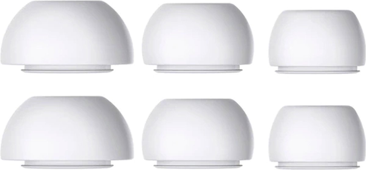 Siliconen Tips voor Apple Airpods Pro 1/2 - Siliconen Earplug - S/M/L Formaat - Wit - 3 Paar - 78Goods