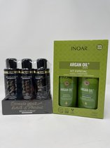 BraziliCious Honey Therapy Keratine 3 x 100ml &  Argan Oil kit