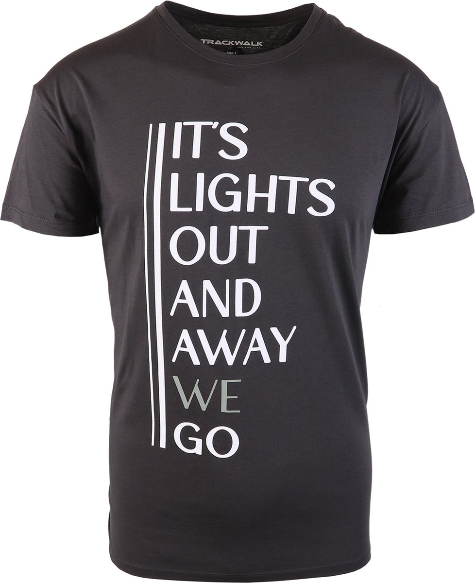 Trackwalk t-shirt heren F1 Its lights out – zwart – maat M – formule 1