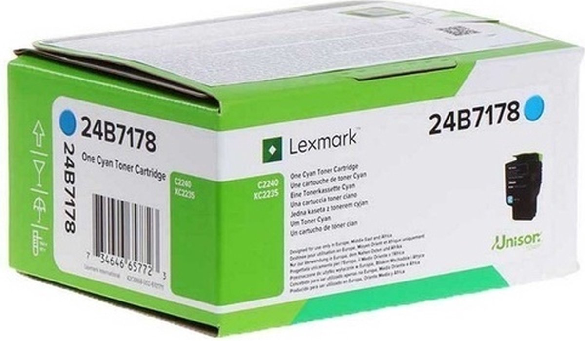 Lexmark Print Cart. 24B7178;für XC2235 cyan