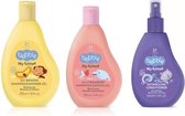 Kind & Baby Shampoo 2 in 1 Banaan en Aardbei, 500 ml & Kinder Conditioner, 150 ml , Bebble