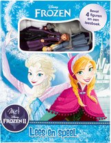 Disney frozen - leesboek met 4 speelfiguren